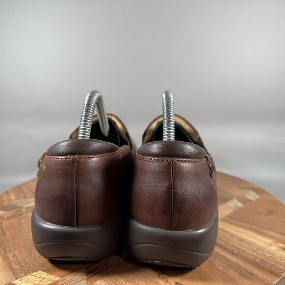 Alegria Women's Keli Pro Brown Leather Nursing Comfort Clogs EU 41 US 10.5 - Picture 4 of 8